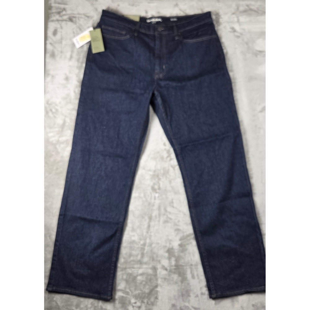 Goodfellow & Co Relaxed Fit Dark Wash Indigo Denim Jeans Mens 34x32